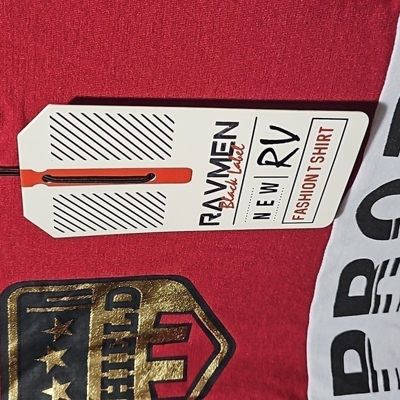 Ravmen V Neck‎ Protect the Good Tee Shirt Size Medium NWT - Picture 5 of 6